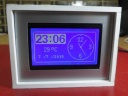 128x64 LCD上的模拟，数字时钟和温度计