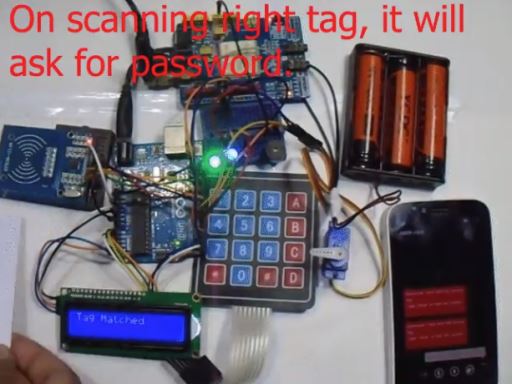使用Arduino处理基于RFID和键盘的门锁和58彩票APP客户端