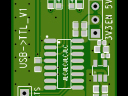 USB转TLL串口通信模块CH340C（原理图、PCB）PADS 9.5版本