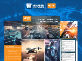 贸泽电子和TE Connectivity联手发布新电子书 探讨电动汽车和互联交通的发展态势